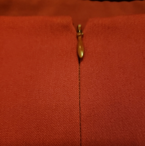 Express Cranberry High Waisted Pencil Skirt - Picture 4 of 8